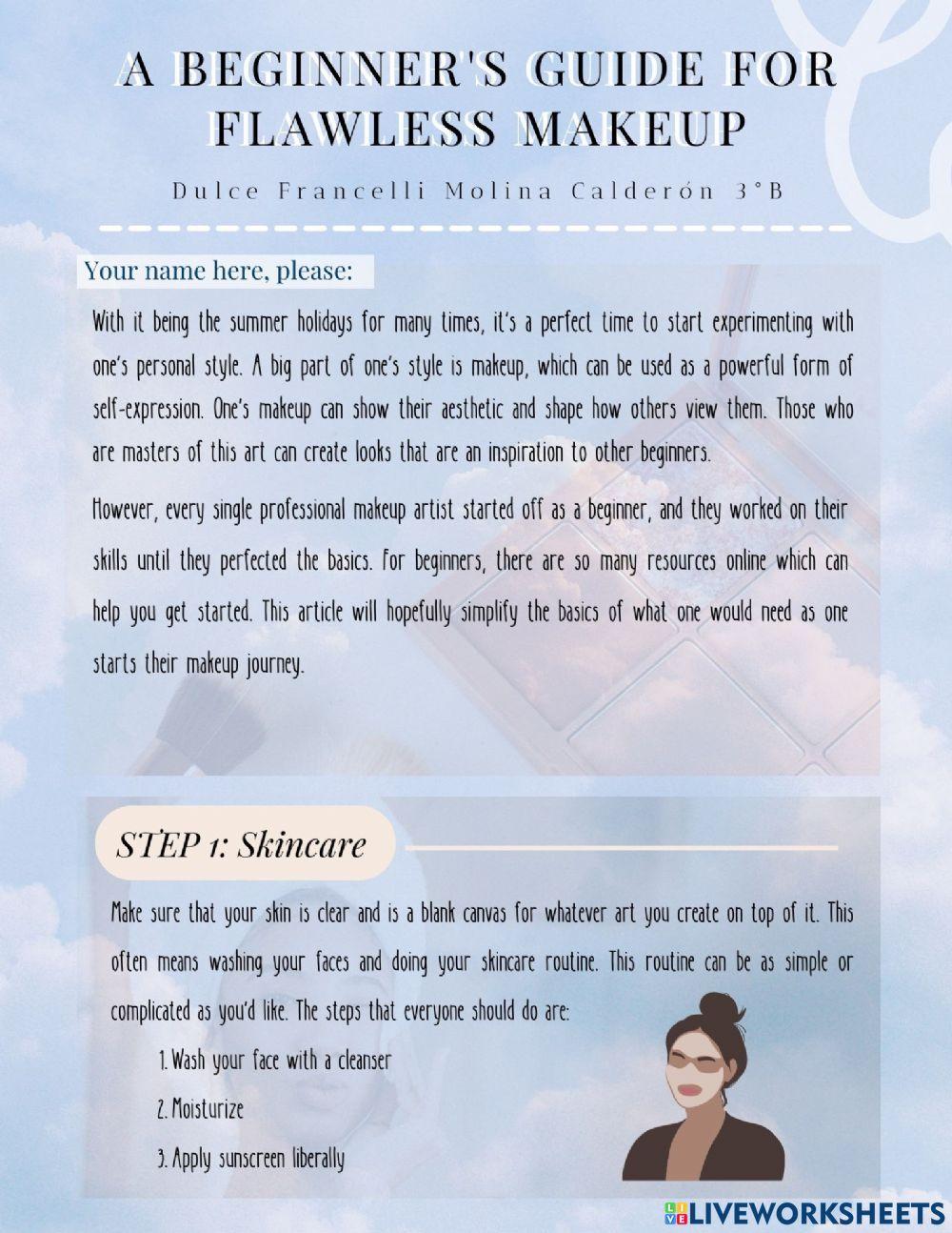 Comprehension reading