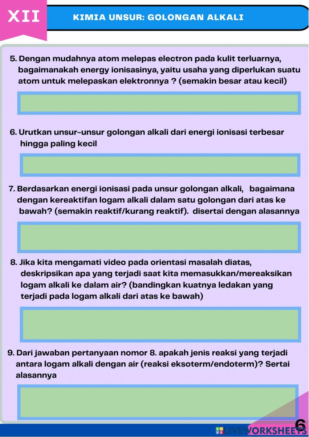 LKPD kelimpahan & sifat golongan alkali