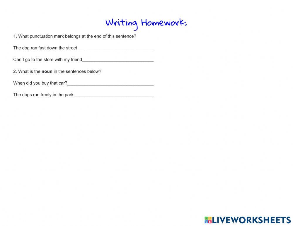 Homework Week 4 Monday