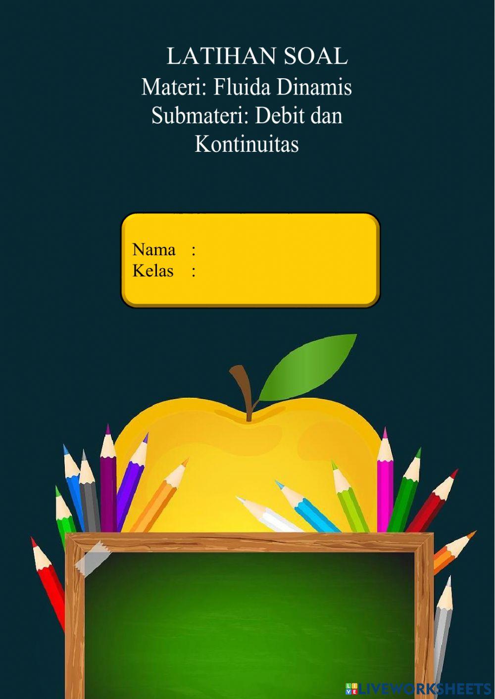 Latihan Soal Fluida Dinamis