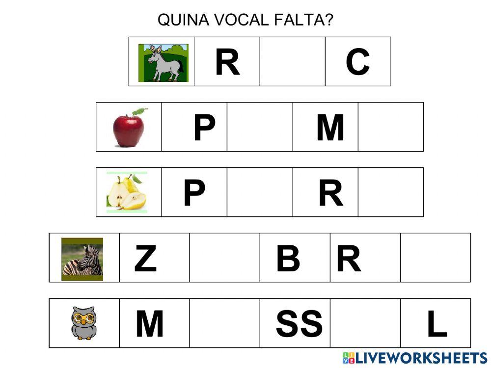 Quina vocal falta?