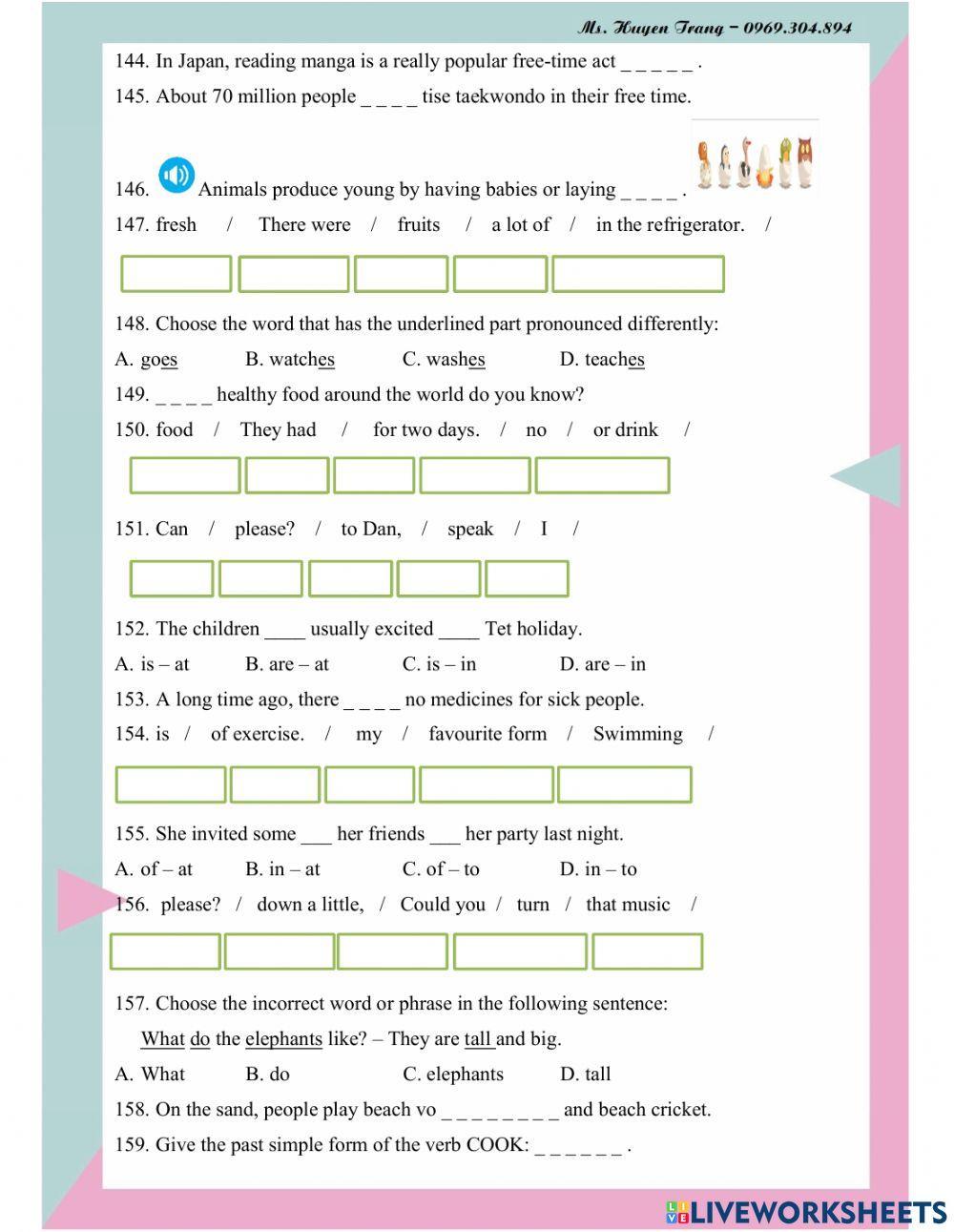 IOE 5 -  CẤP TỈNH 2022 (Phấn 2)