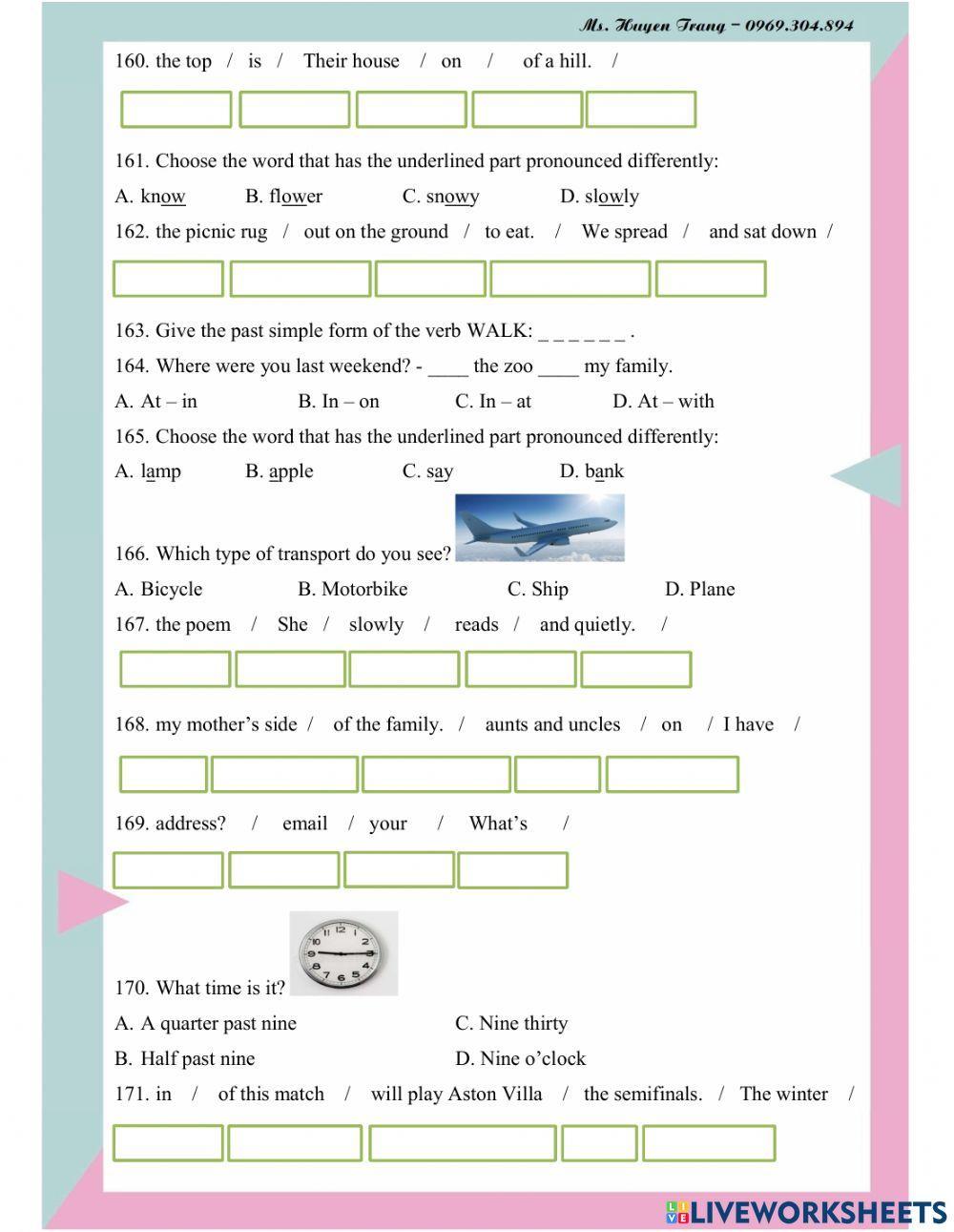 IOE 5 -  CẤP TỈNH 2022 (Phấn 2)