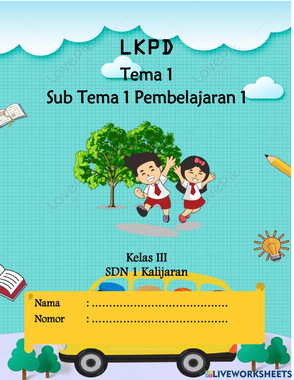 LKPD Kelas 3 Ciri Makhluk Hidup