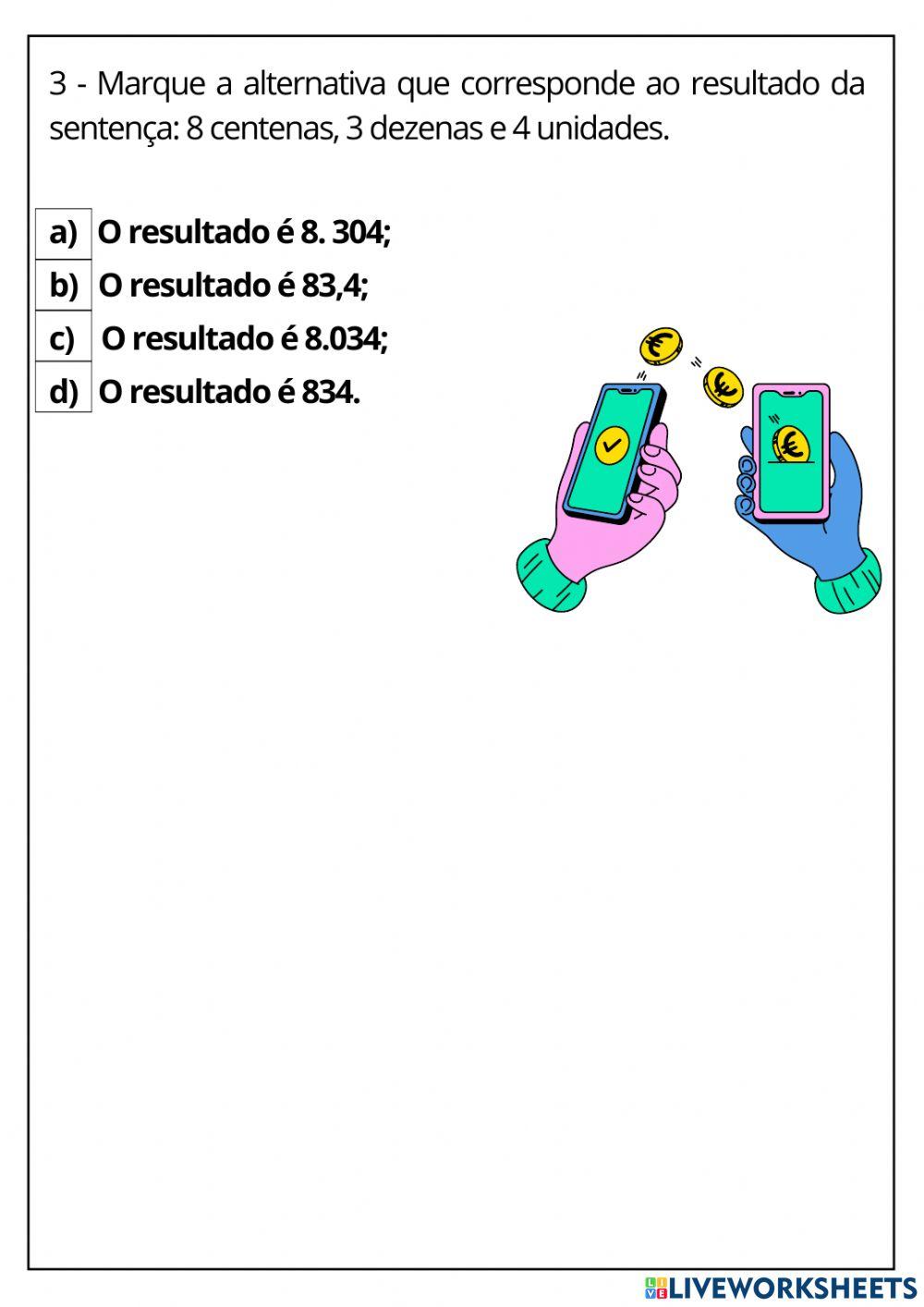 Unidade, dezena e centena