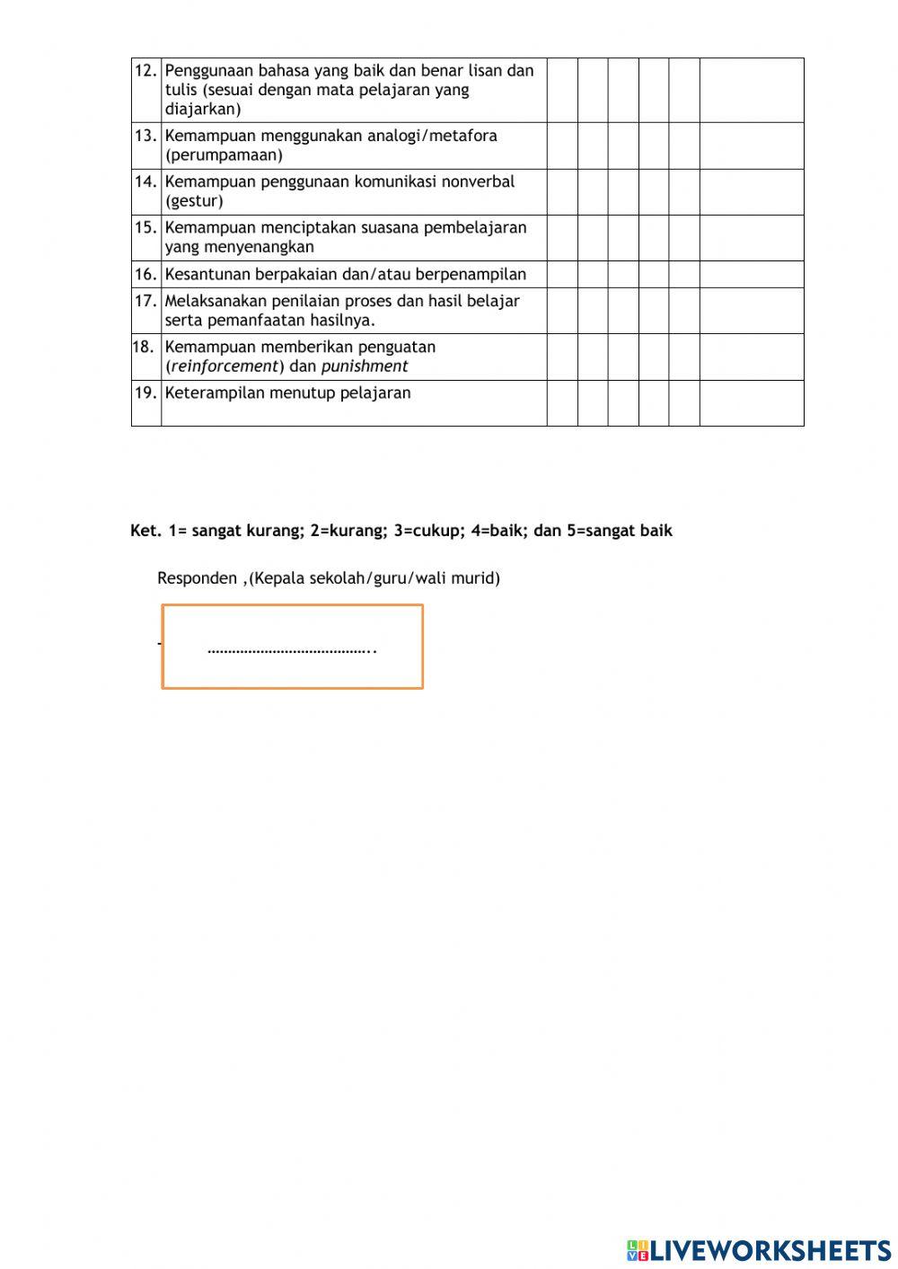 Observasi praktek pembelajara aksi 1