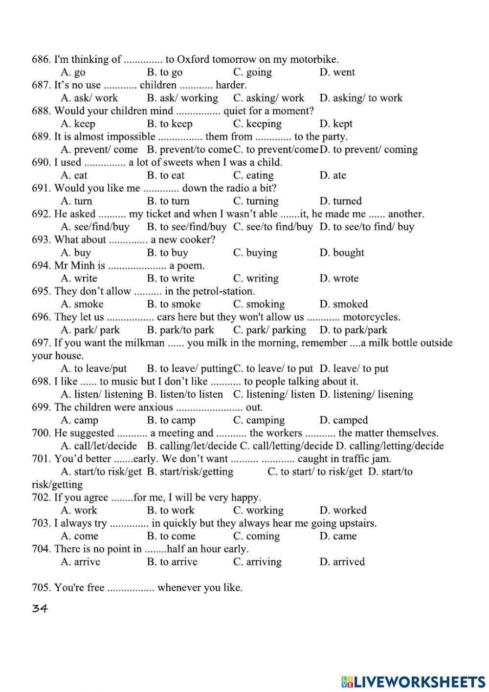 Practice for grade 12-9