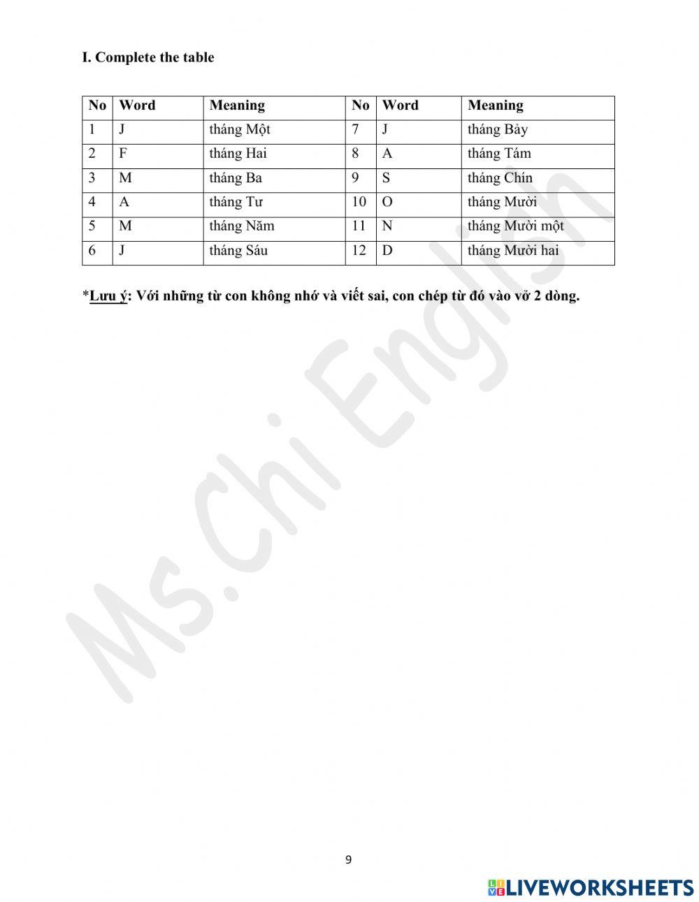 ONLINE-Foreign-W7-S3-U2-VOCAB-REVISION