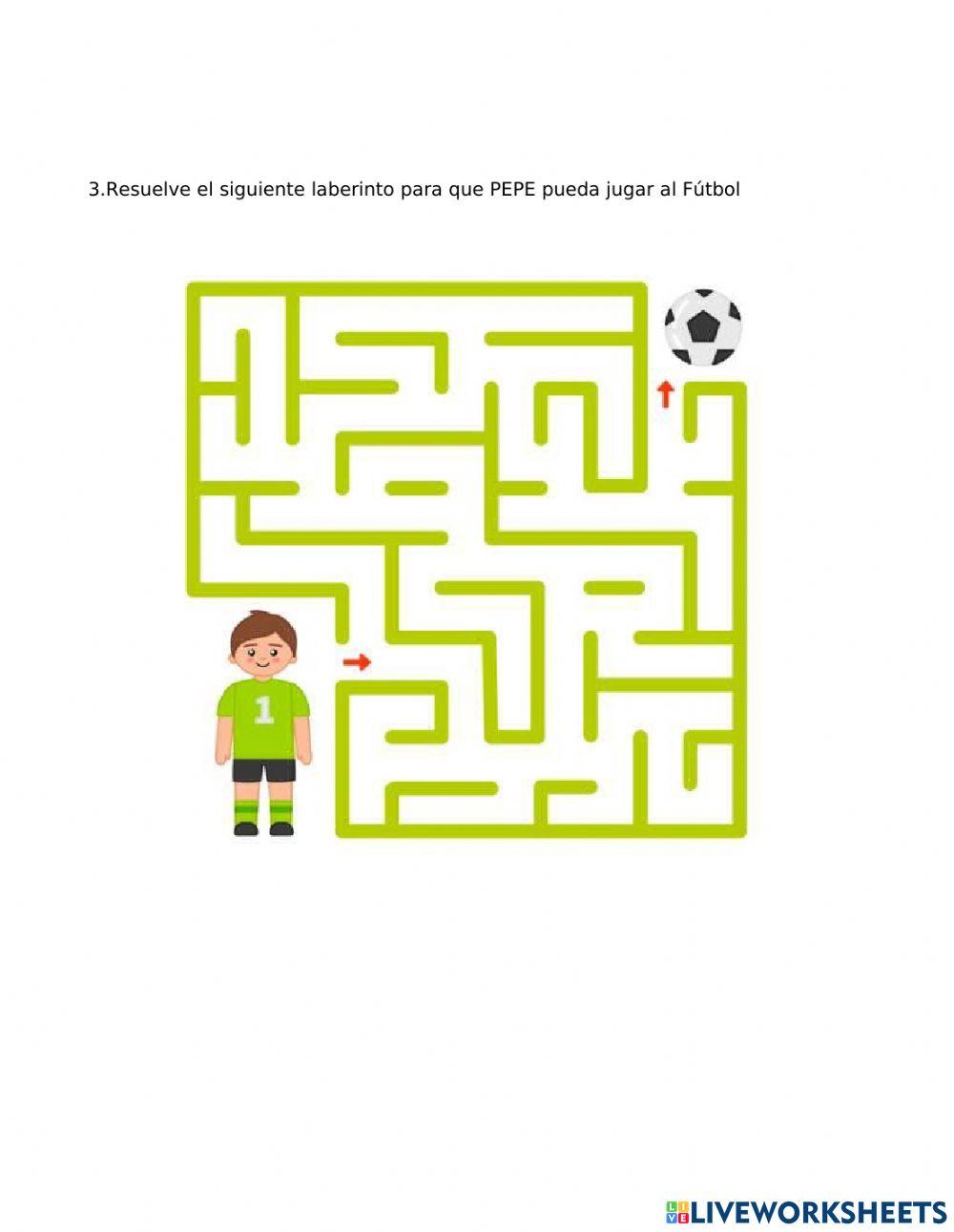 Guia interactiva de futbol worksheet | Live Worksheets