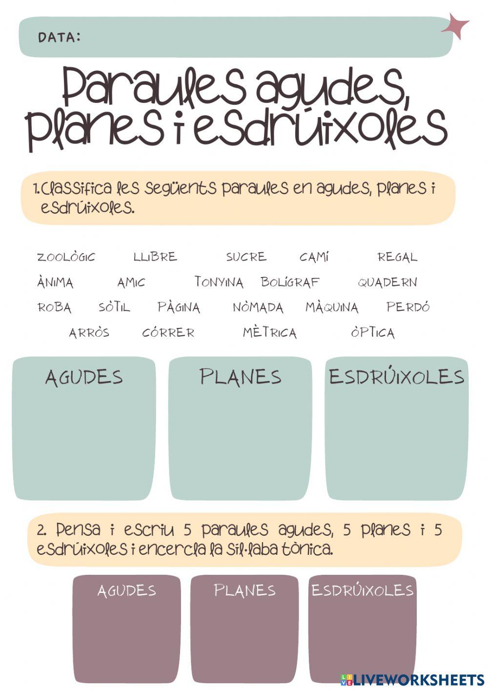 Quadern d'ortografia