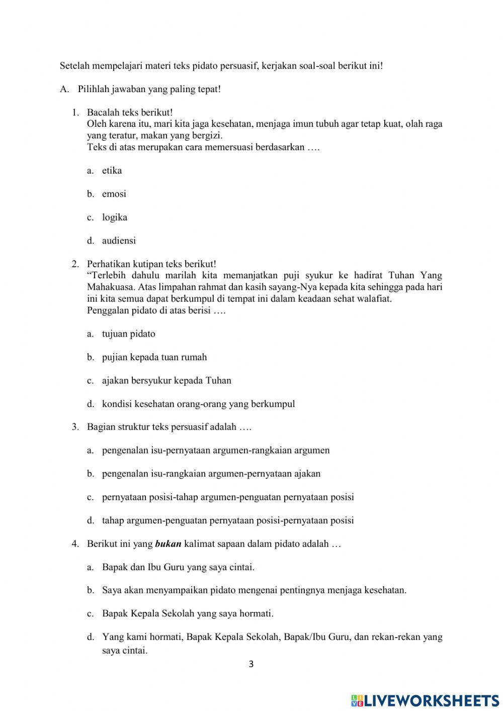 Penilaian harian iii