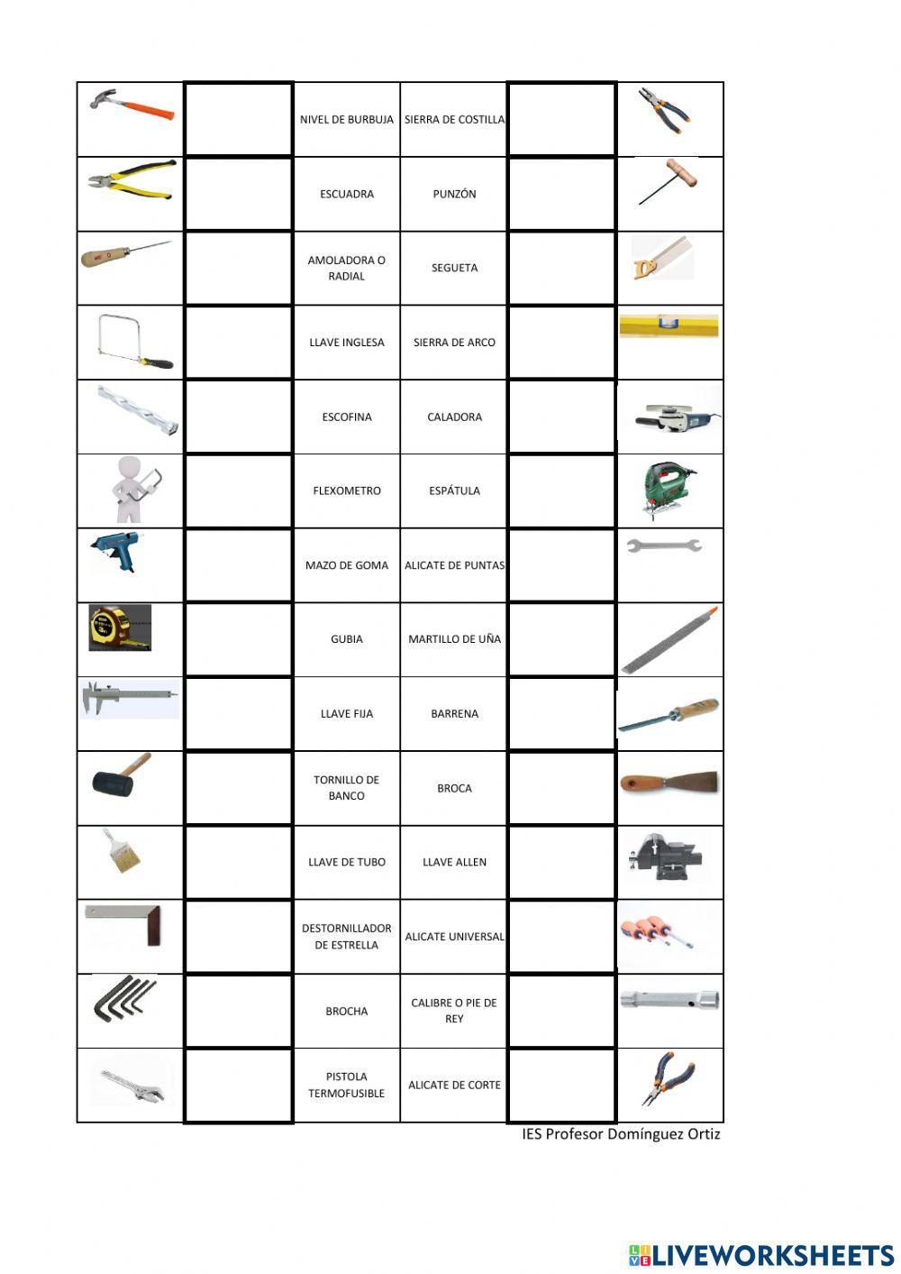 HERRAMIENTAS DE TALLER
