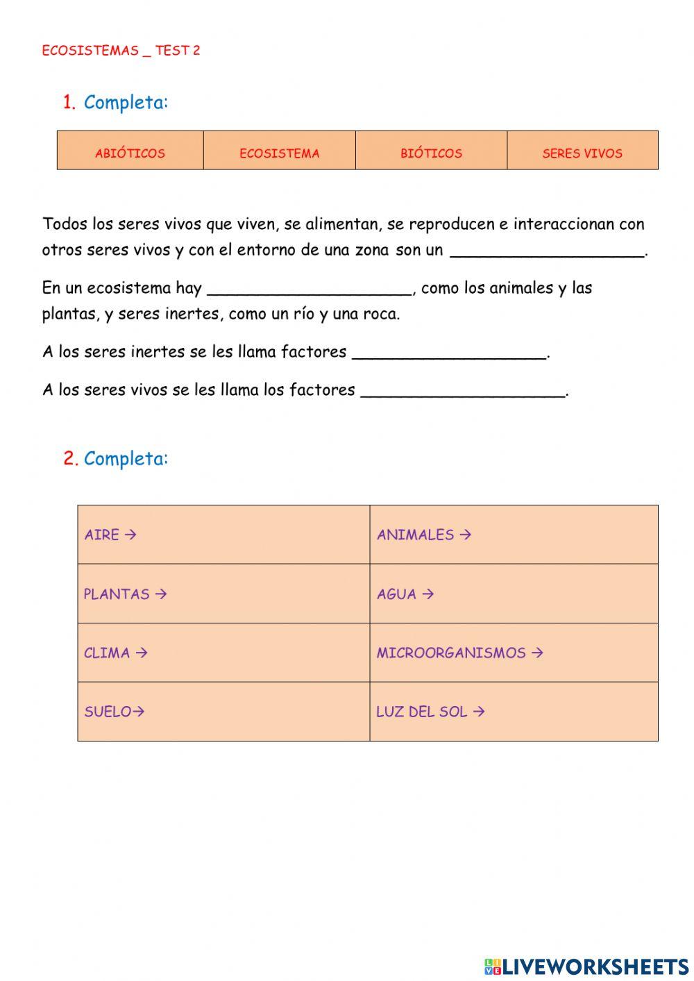 Ecosistemas Ecosistemas