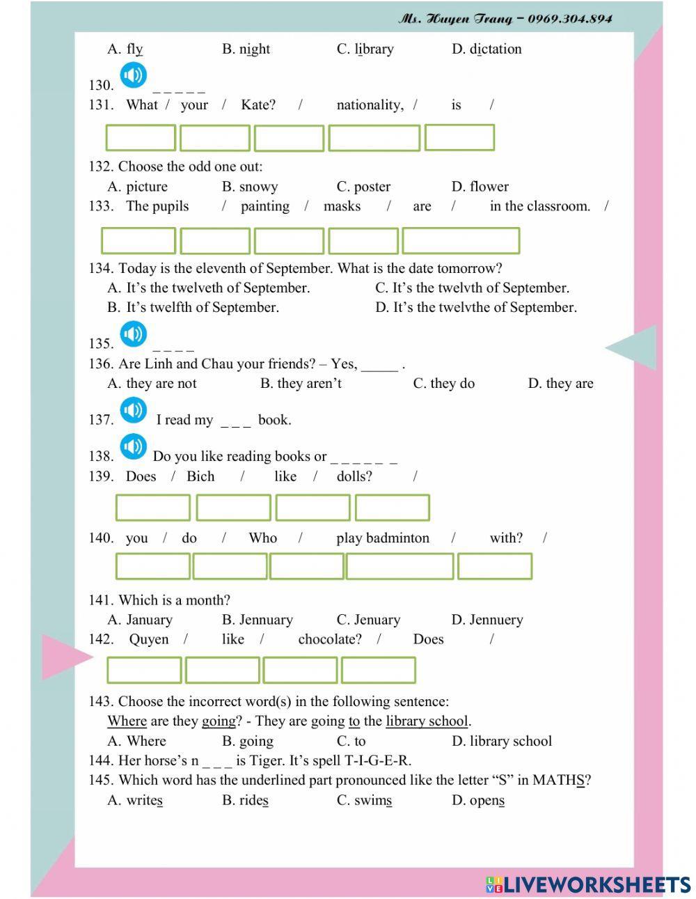 IOE 4 - CẤP TRƯỜNG (PHẦN 2)