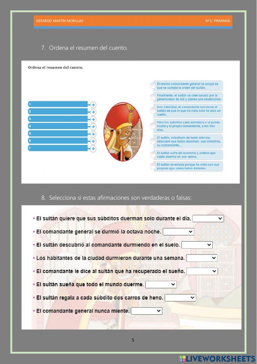Competencia lectora. Tarea 3.