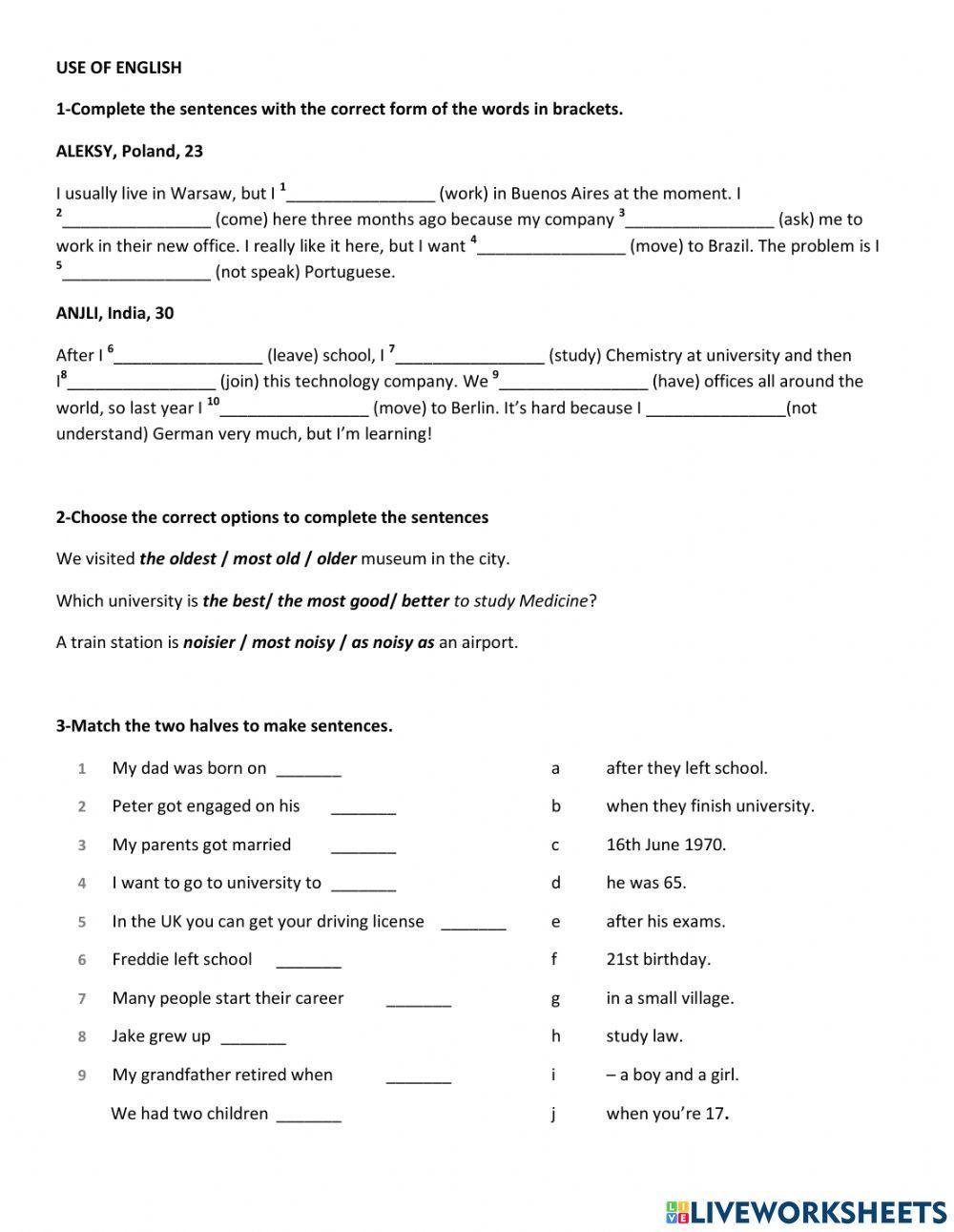personal best B1 units 1,2 and 3