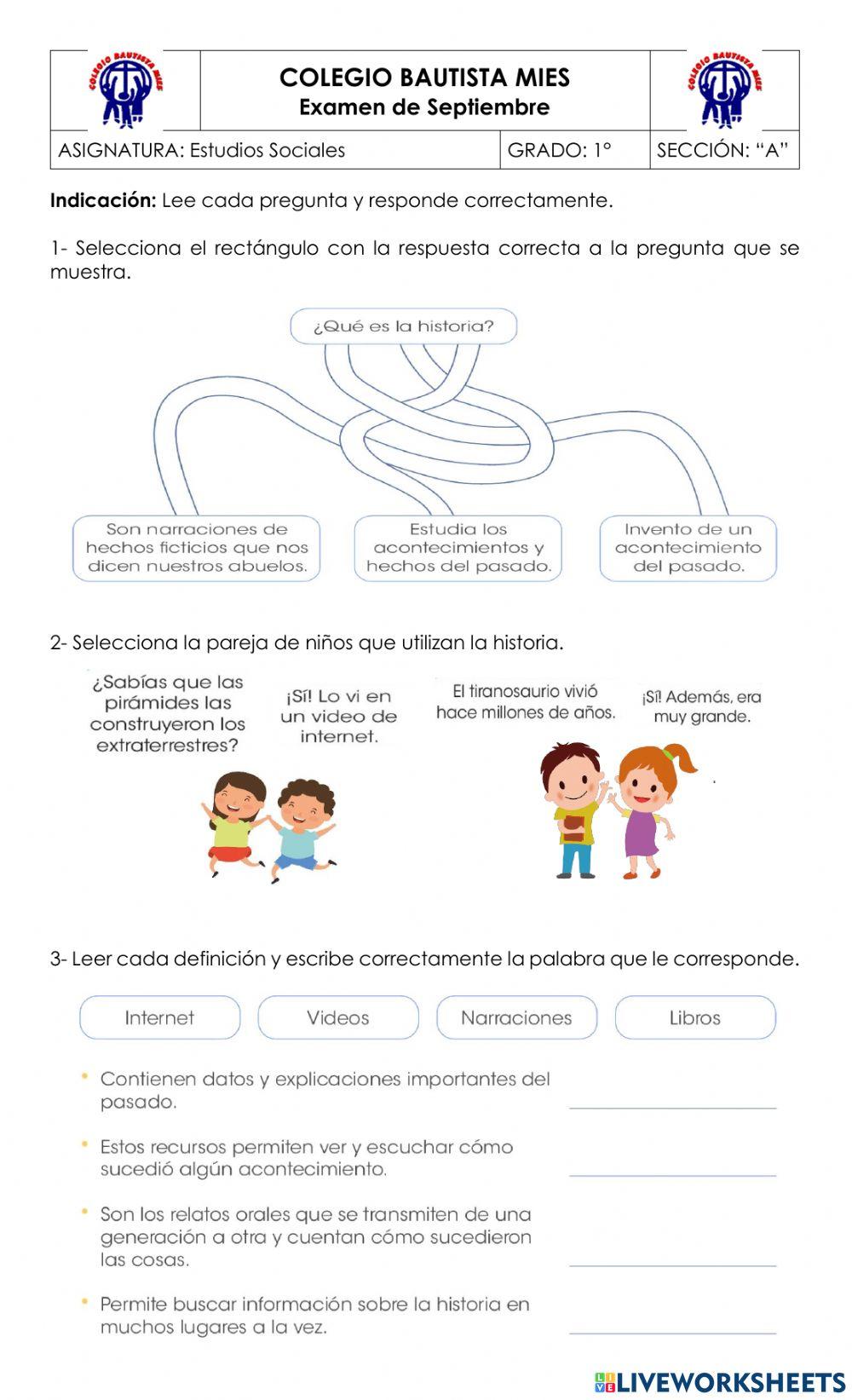Examen de septiembre