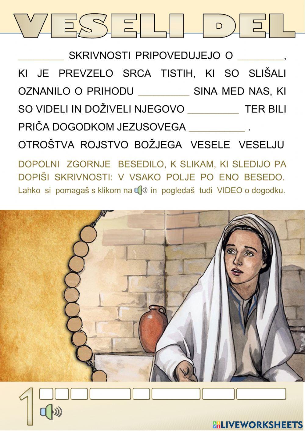 Rožni venec - veseli del