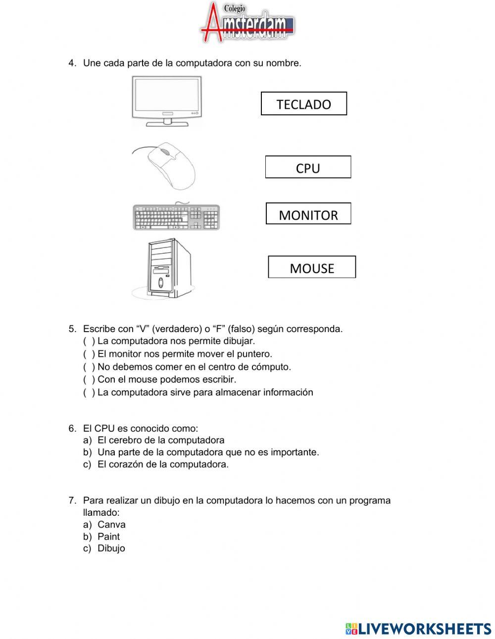 Examen primero y segundo septiembre