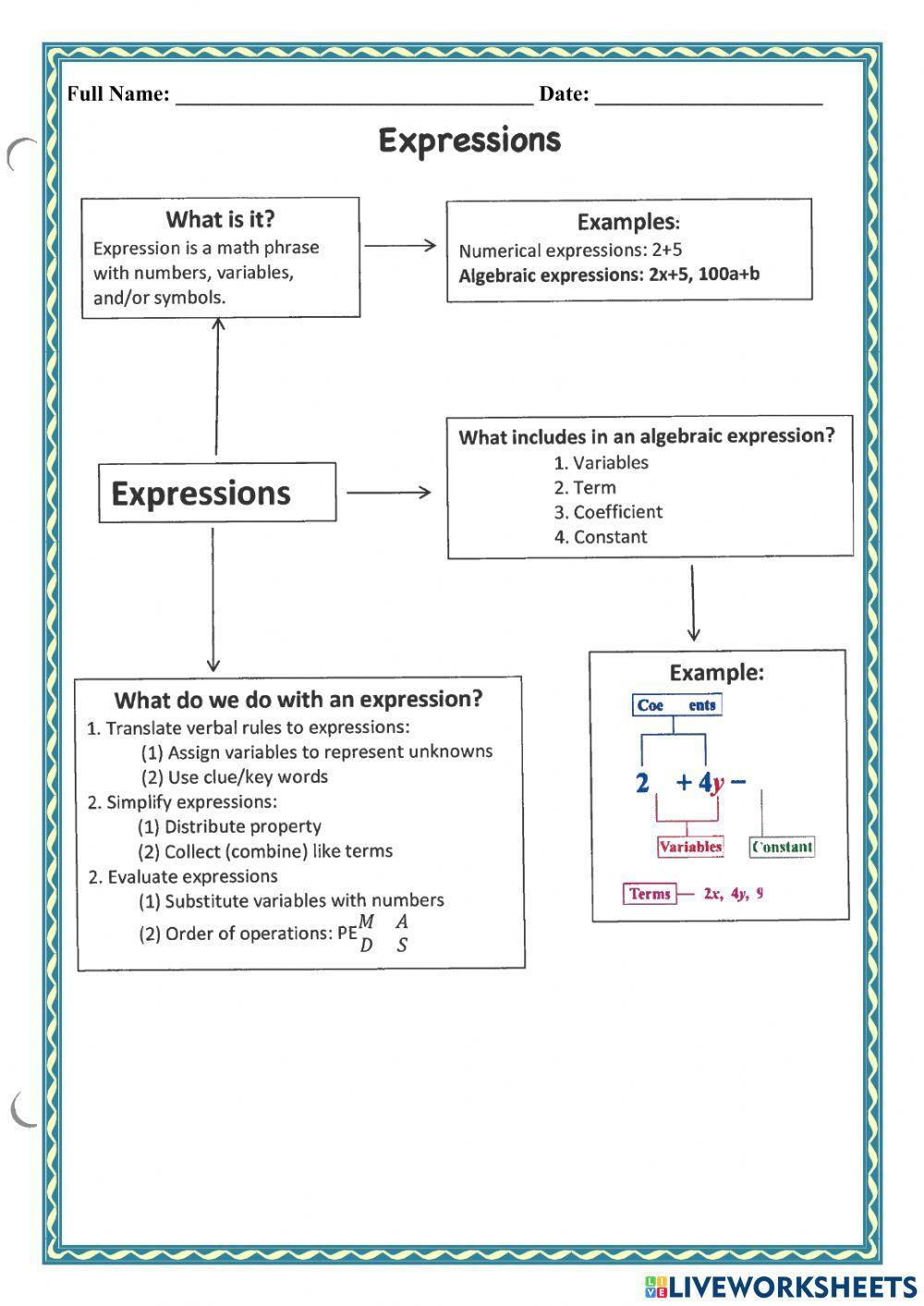 WCMFR Expressions