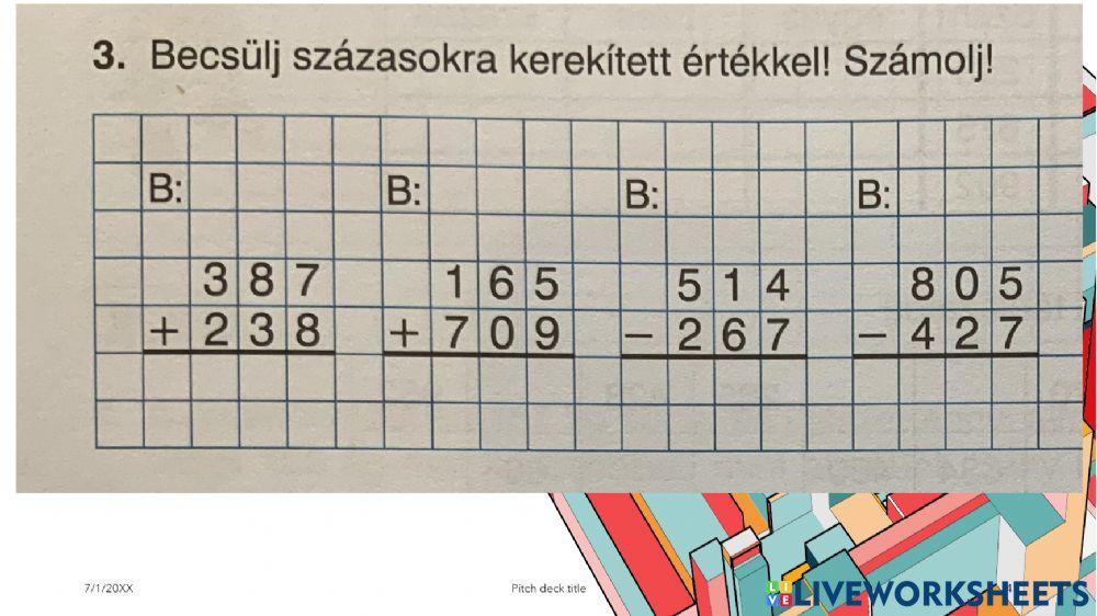 Matek- Mit tudok már? - év eleji felmérő