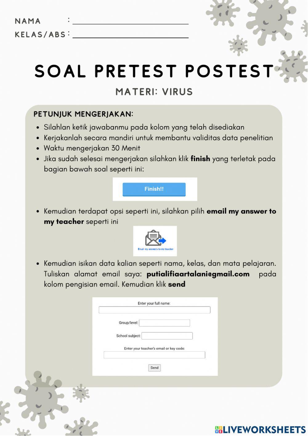 Pretest Postest