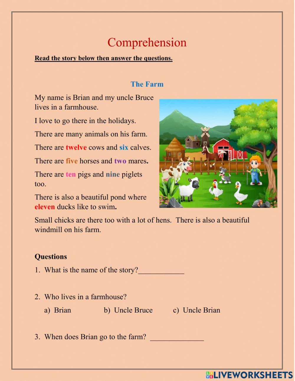 Reading Comprehension