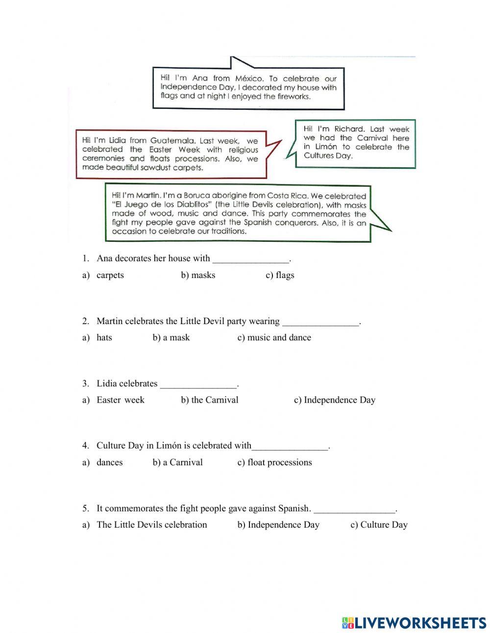 Reading Comprehension