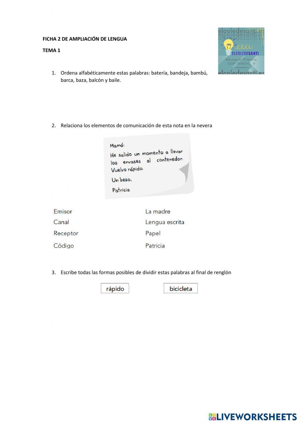 Ficha ampliación tema 1