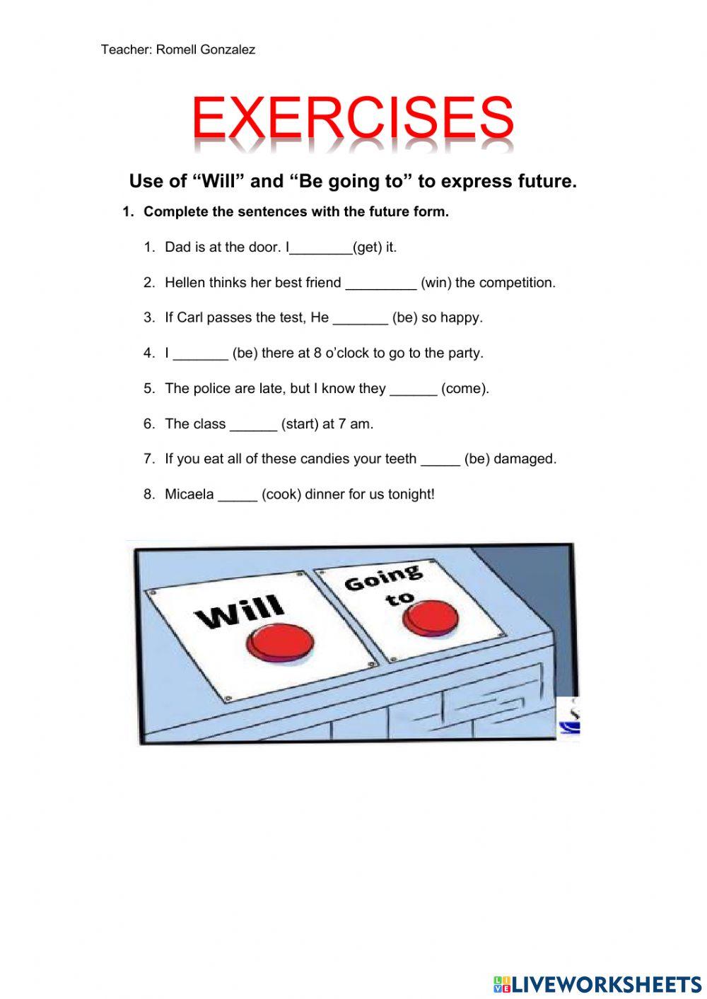 Exercises: future form