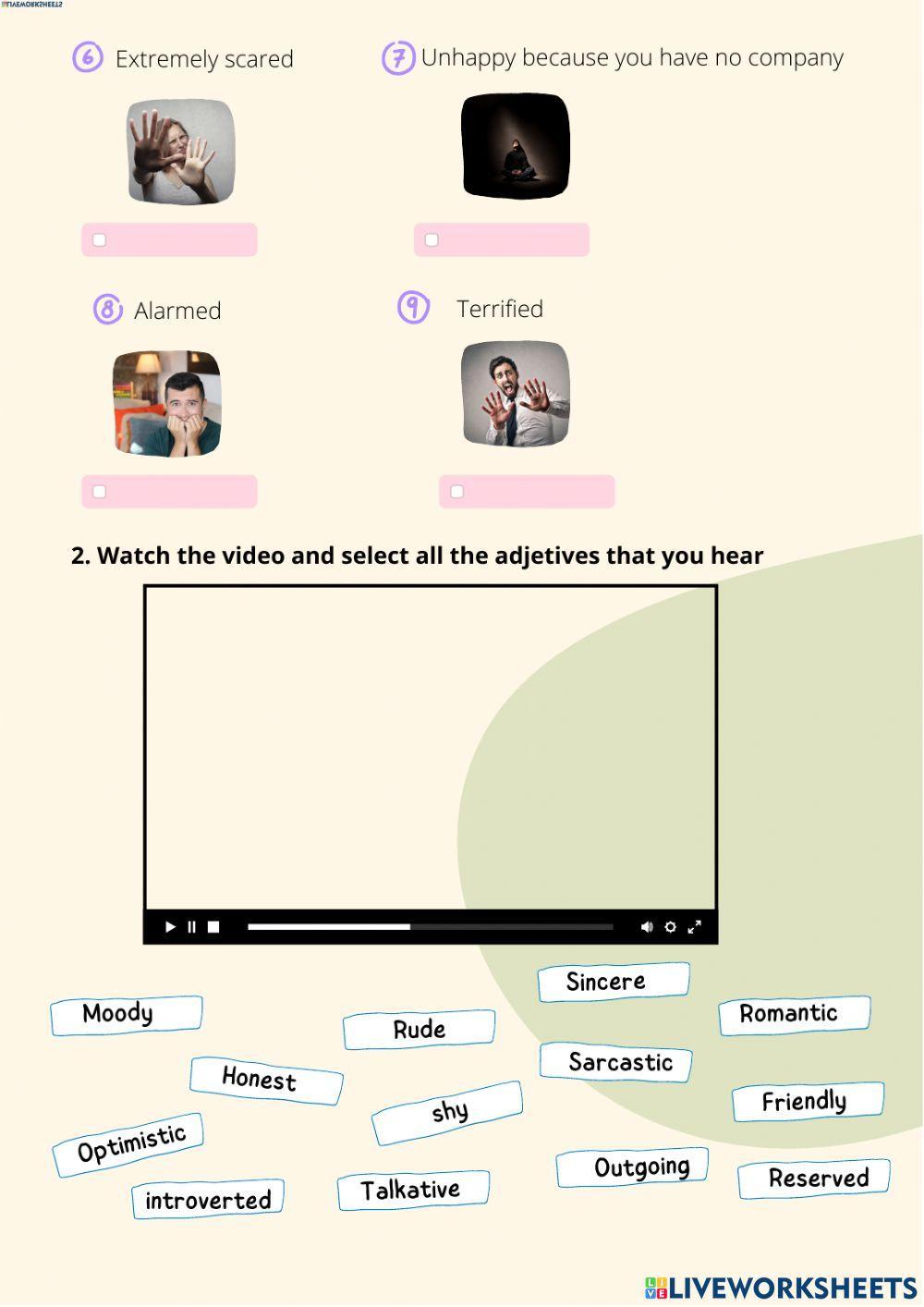 Personality and Feelings