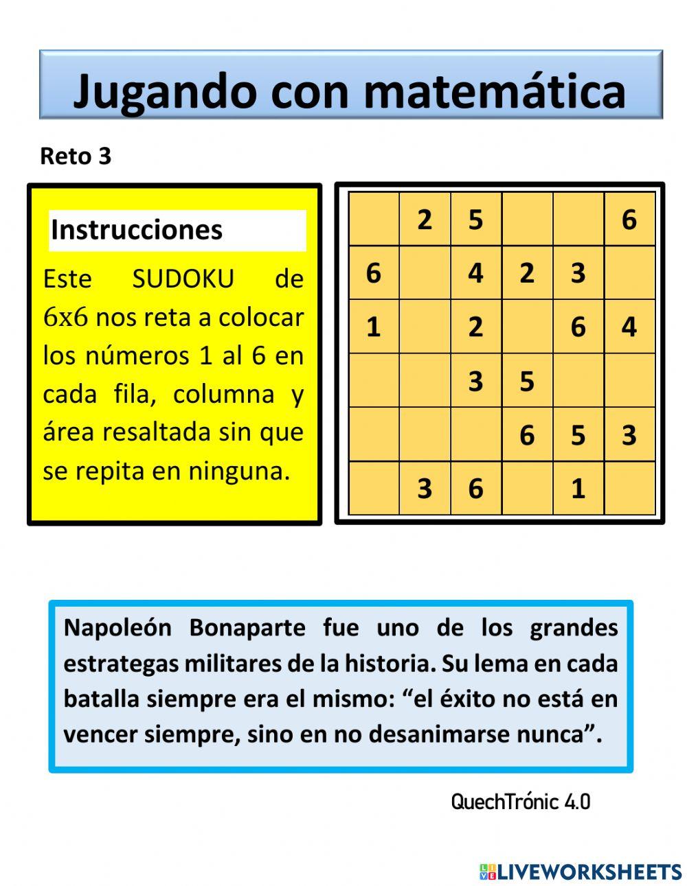 Jugando con Matemática