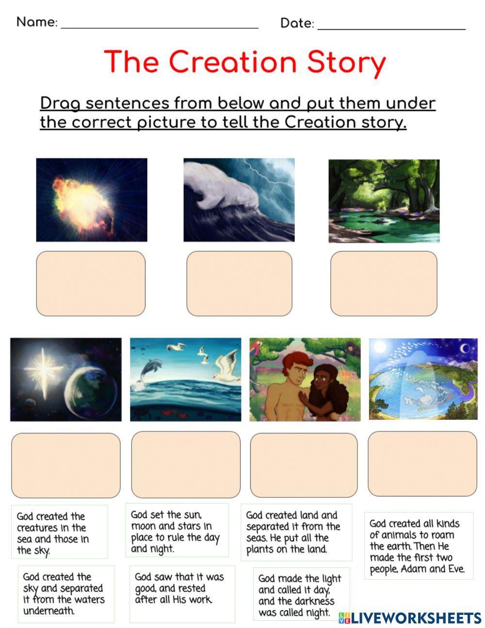 The Creation Story The Creation Story