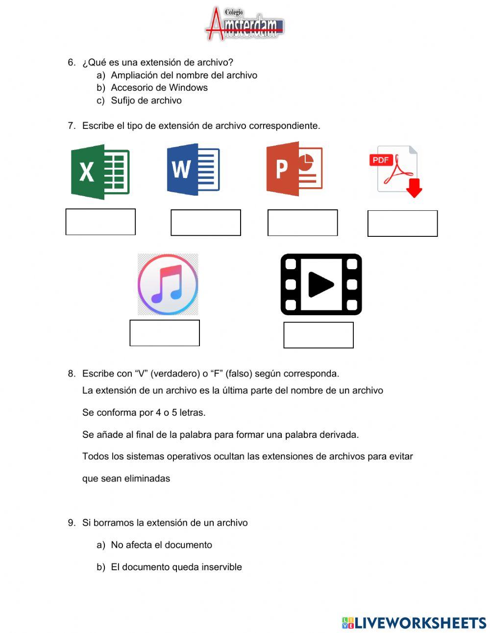 Examen secundaria septiembre
