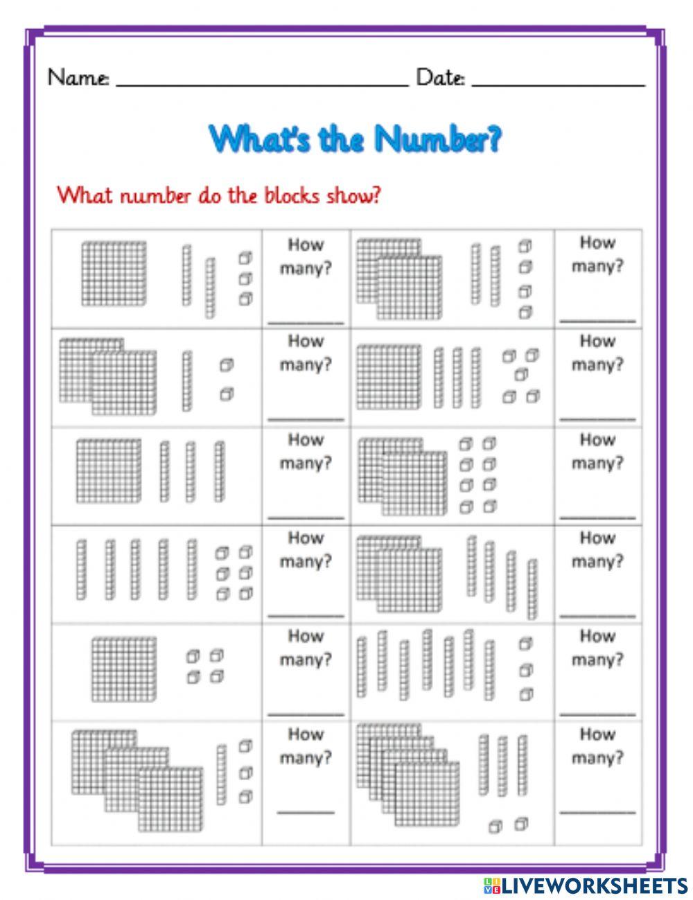 Numbers in Base Ten Numbers in Base Ten