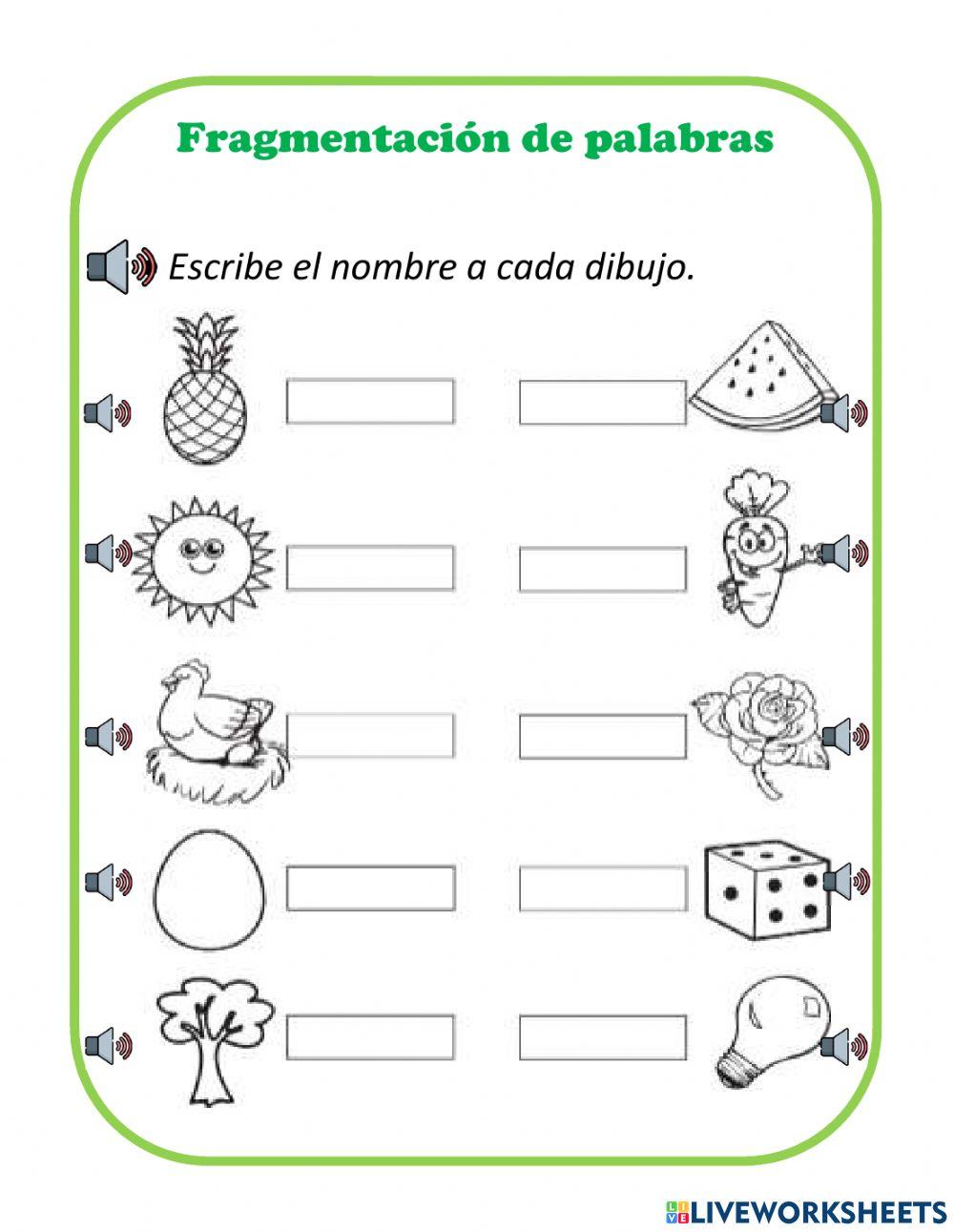 Ejercicios de Dislexia