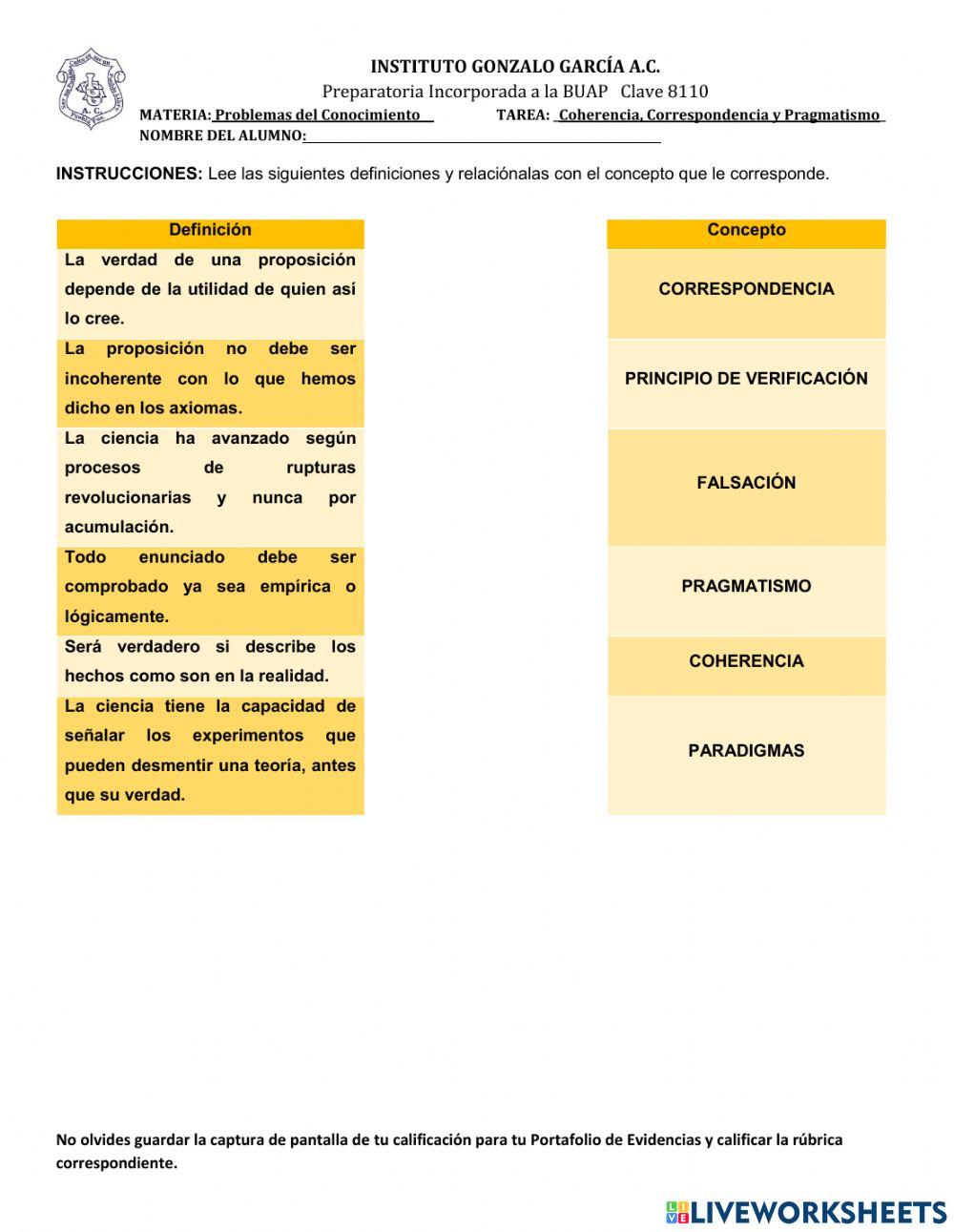 Creencia, coherencia y pragmatismo