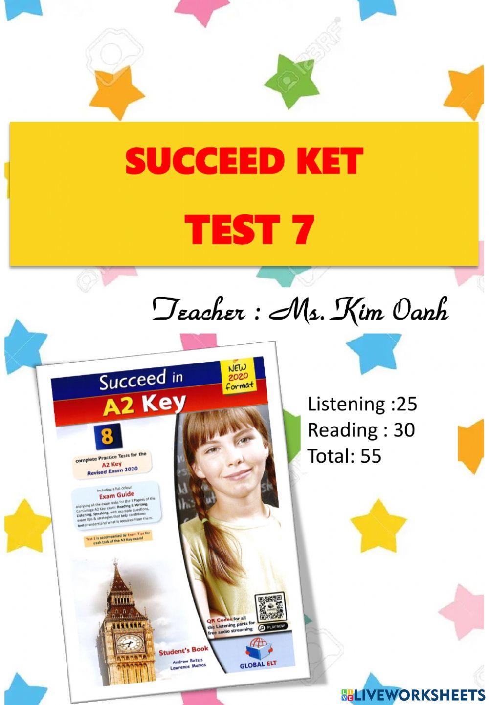 Succeed Ket Test 7