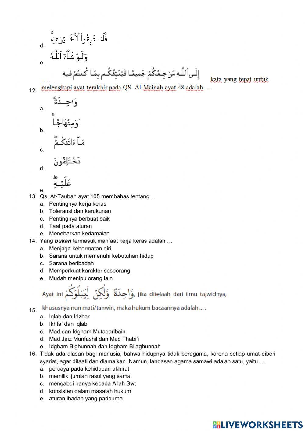 Uas ganjil pai kls xi