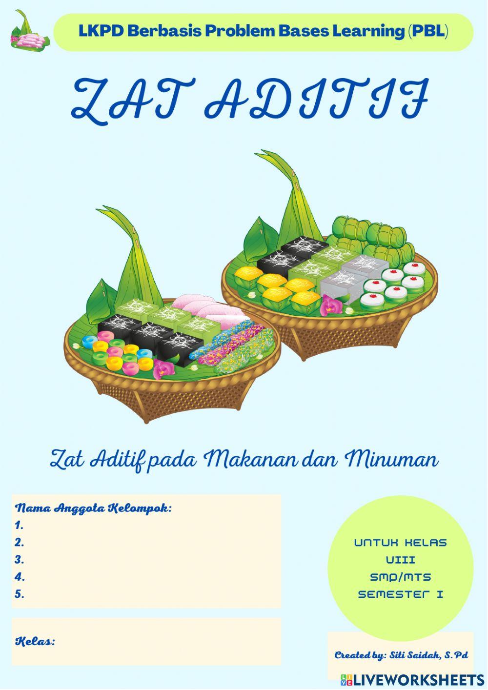 LKPD Zat Aditif (Aksi 3)