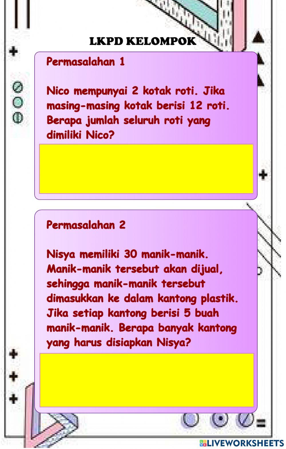 Perkalian dan pembagian