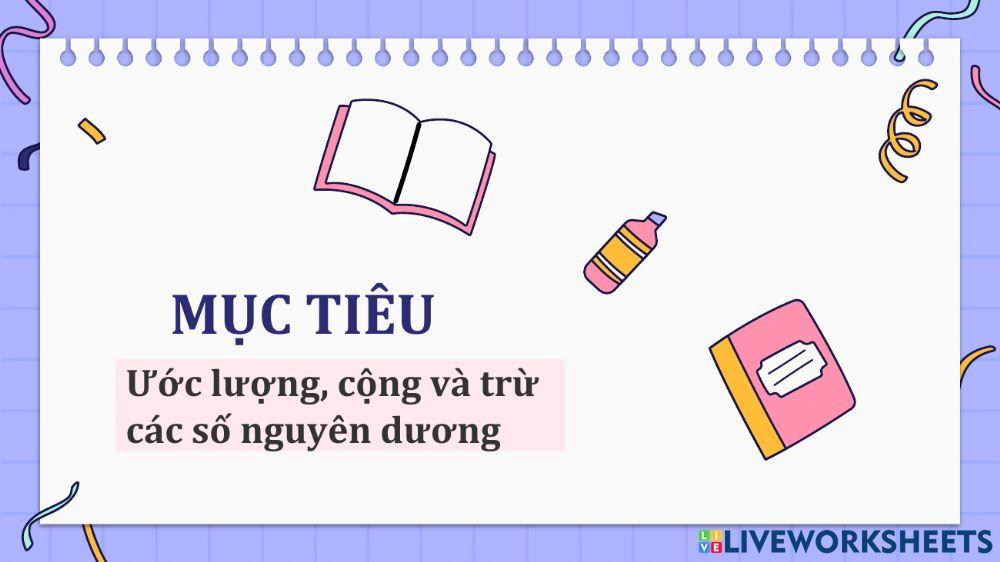 Số nguyên dương, số nguyên âm (tiết 3)