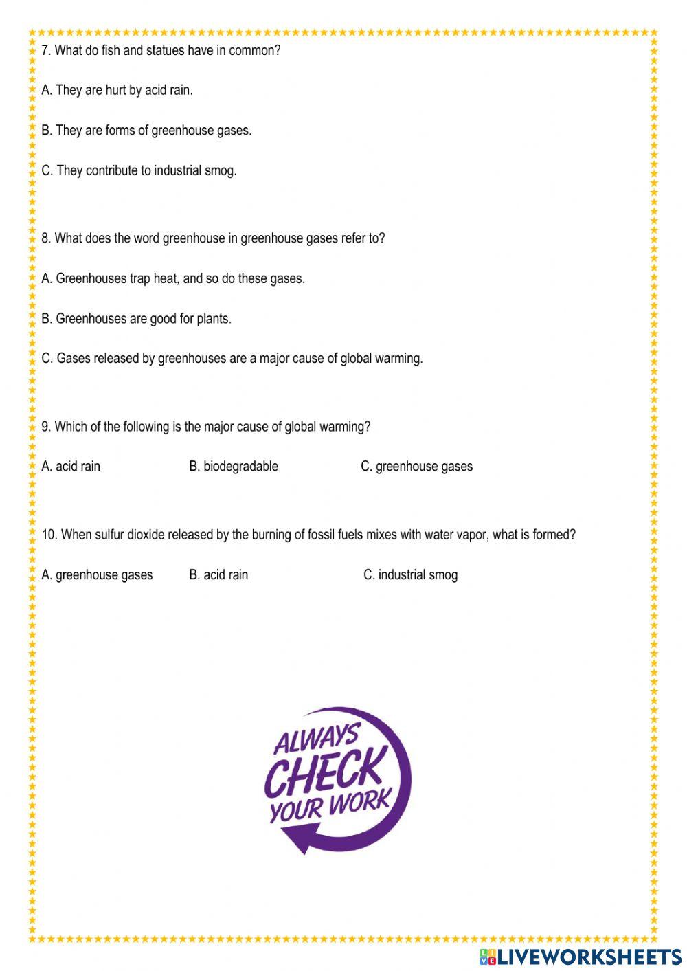 AET Sec School Environmental Vocab II