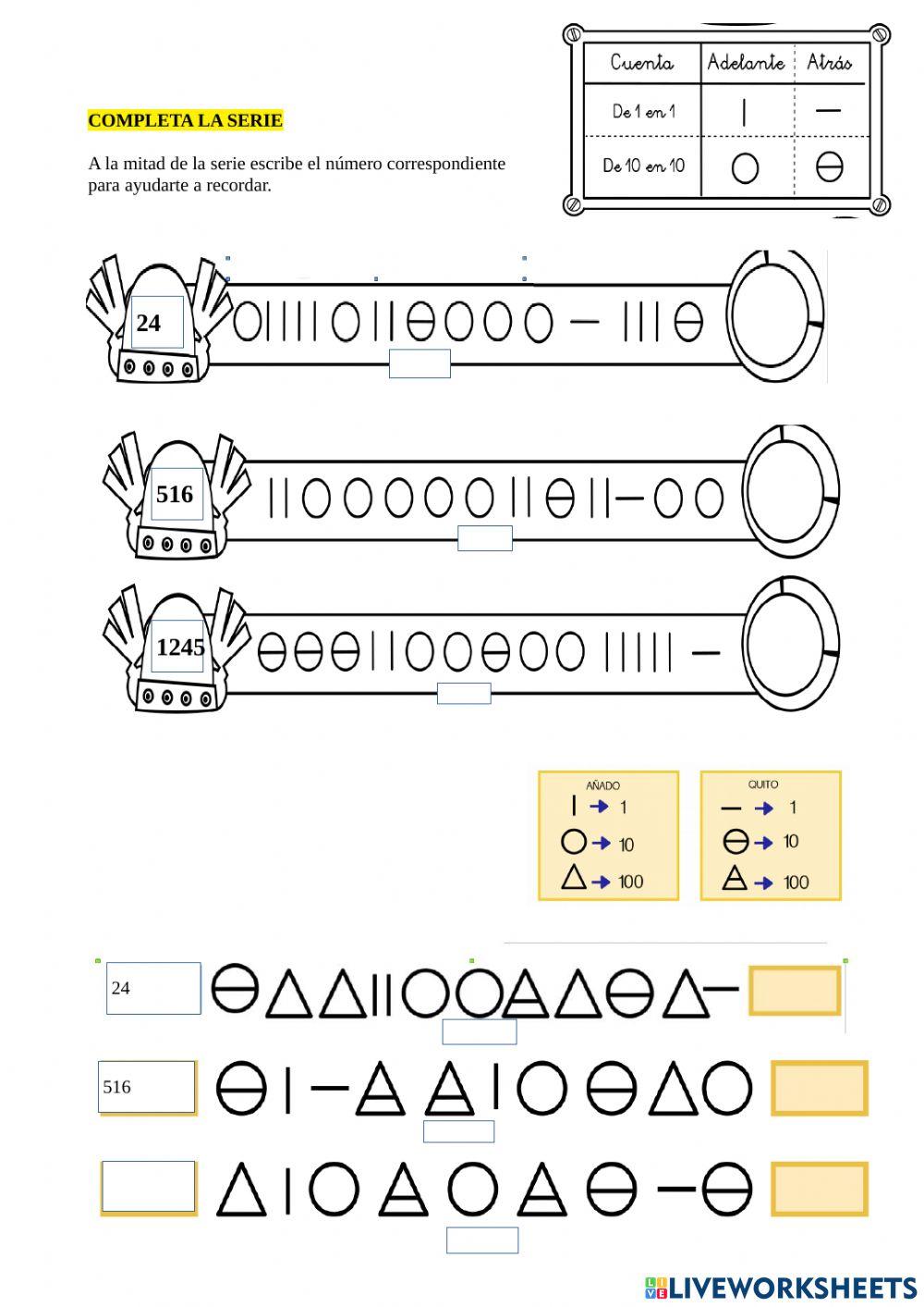 Contamos con símbolos