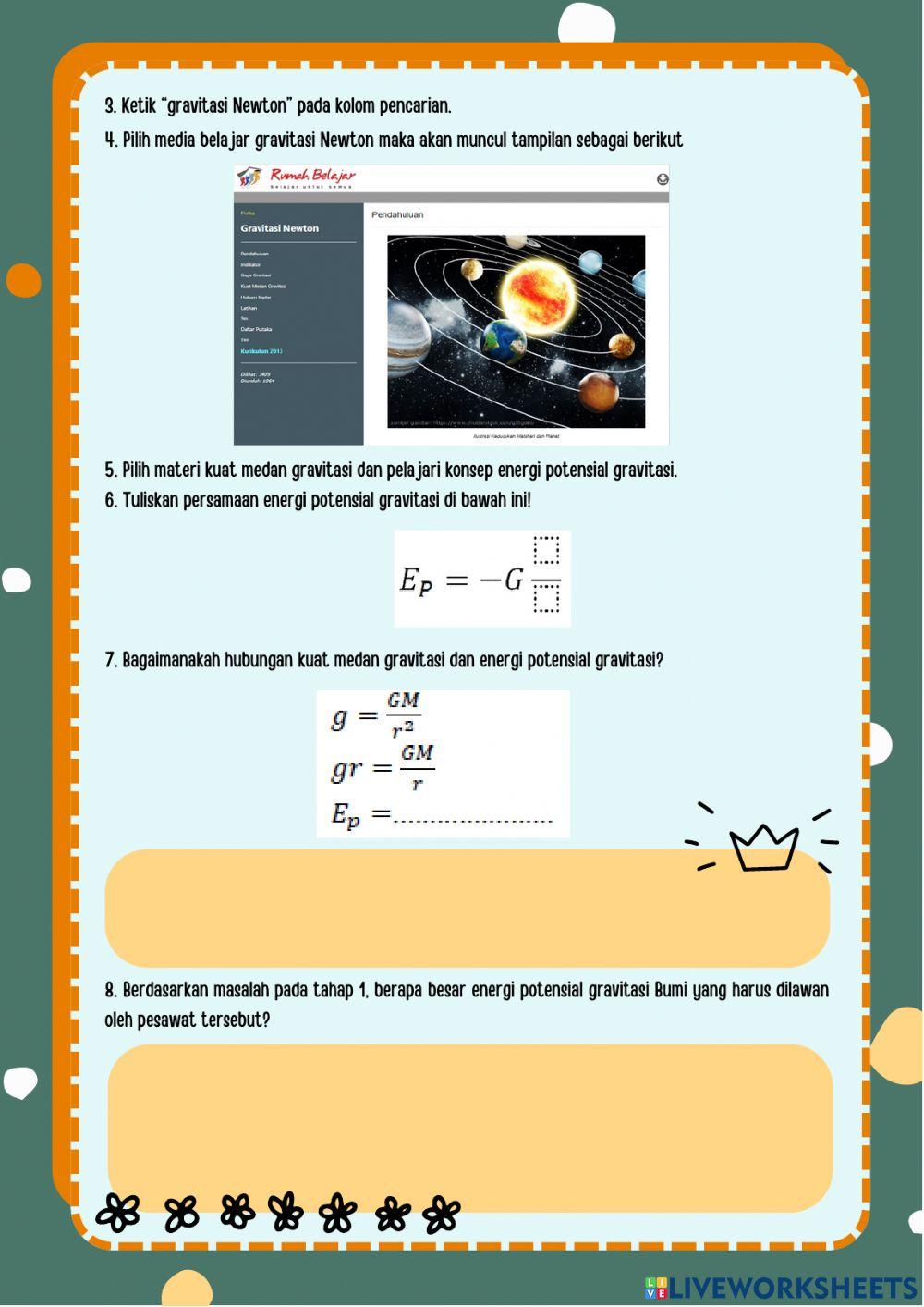 LKPD Kuat Medan Gravitasi