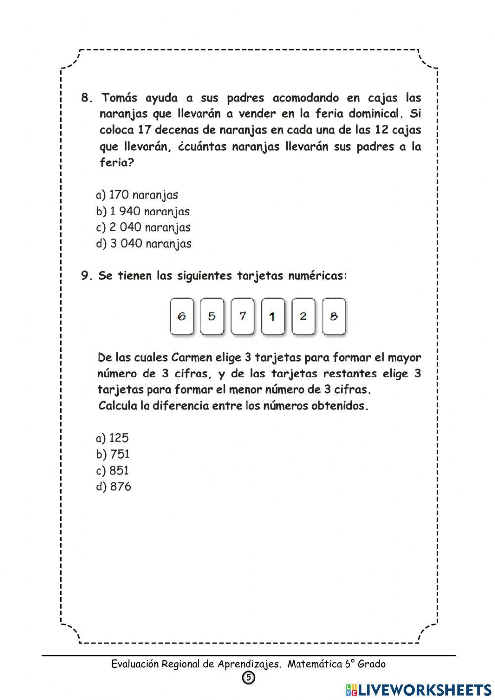 Eva matematica parte 2