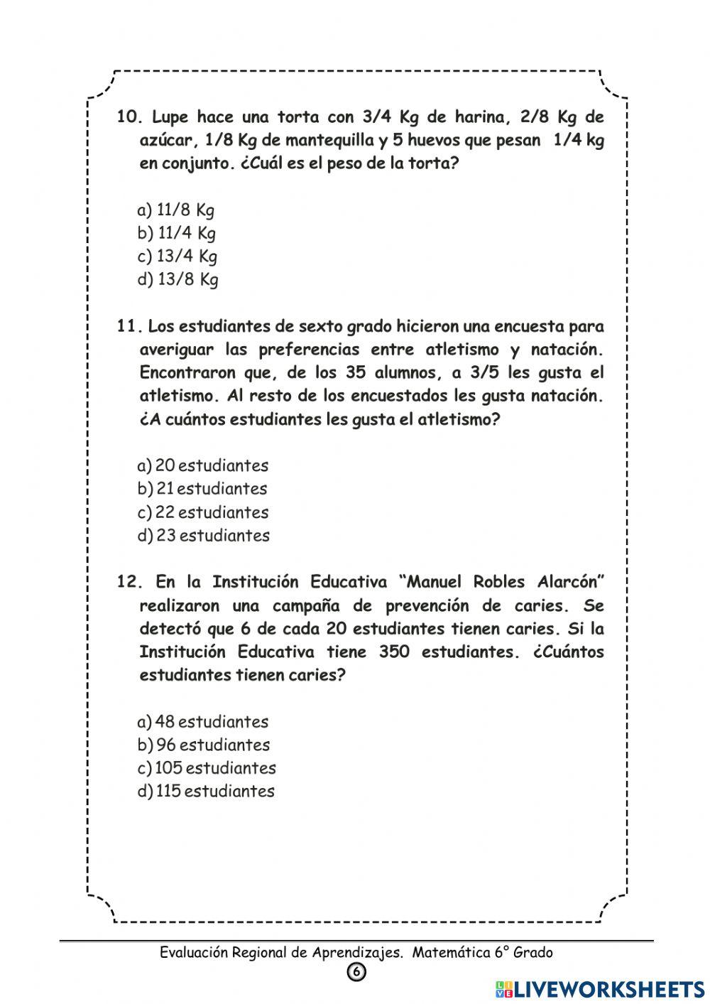 Eva matematica parte 2