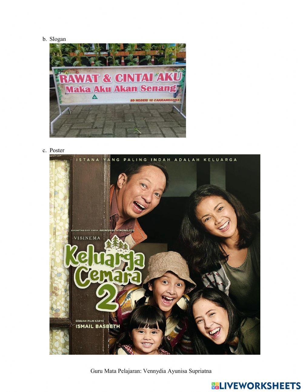 LKPD 1 Teks Iklan, Slogan, dan Poster