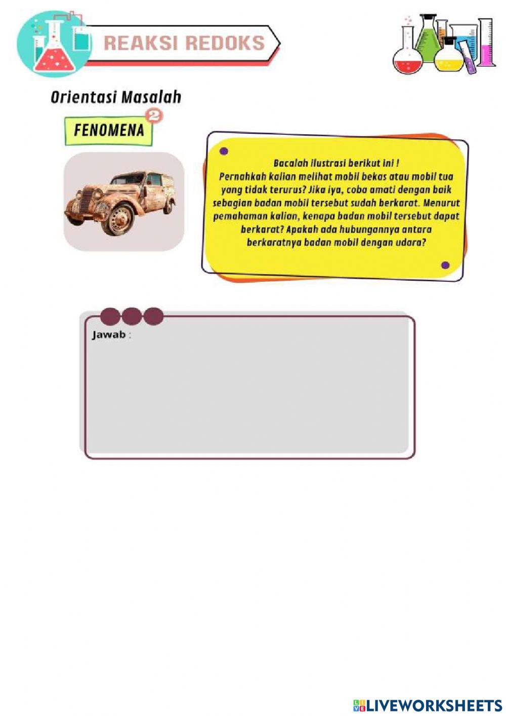 LKPD Reaksi Reduksi Oksidasi