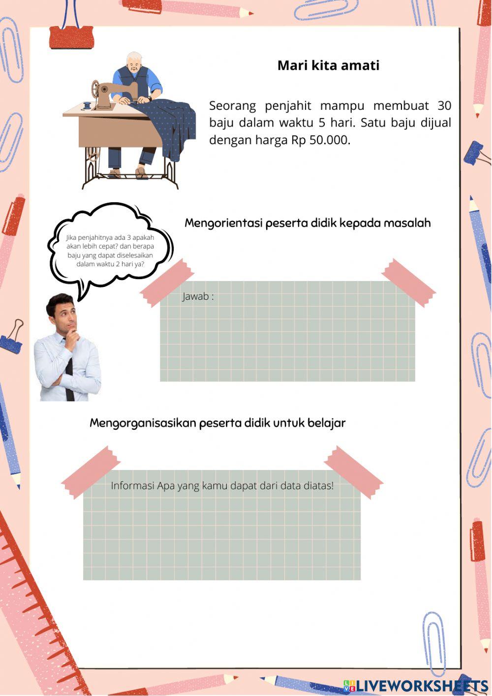 LKPD Perbandingan Senilai 2
